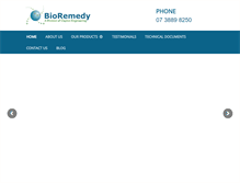 Tablet Screenshot of bioremedy.com.au